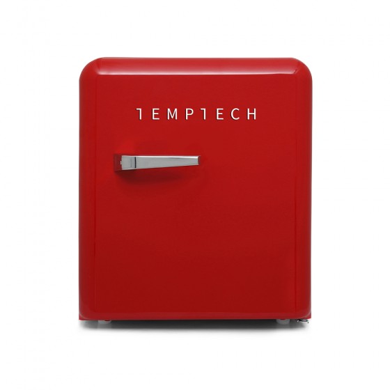 Temptech VINT450RED Retro ledusskapis 